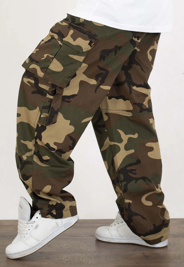 Spodnie Alpha Industries Ripstop Patchwork 148203C camo