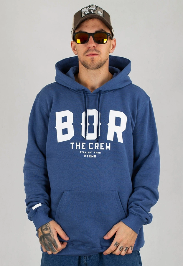 Bluza B.O.R. Biuro Ochrony Rapu Borcrew The Crew jeans niebieski