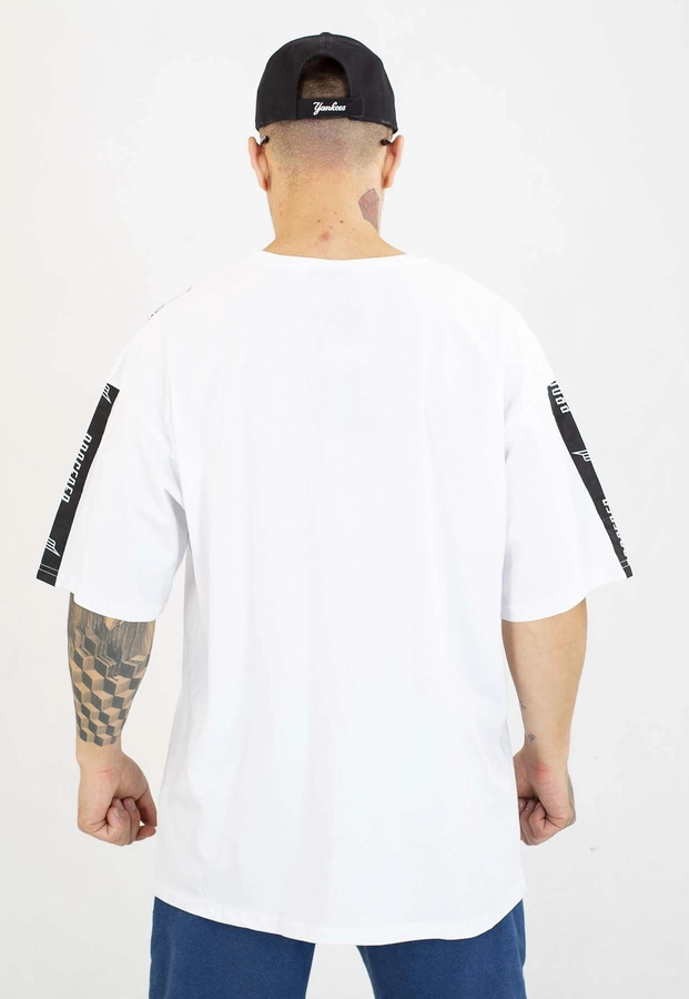 T-shirt Chada Proceder Oversize Tape biały