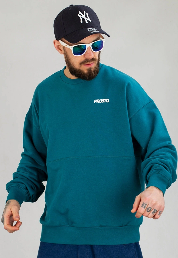 Bluza Prosto Crewneck Redner turkusowa