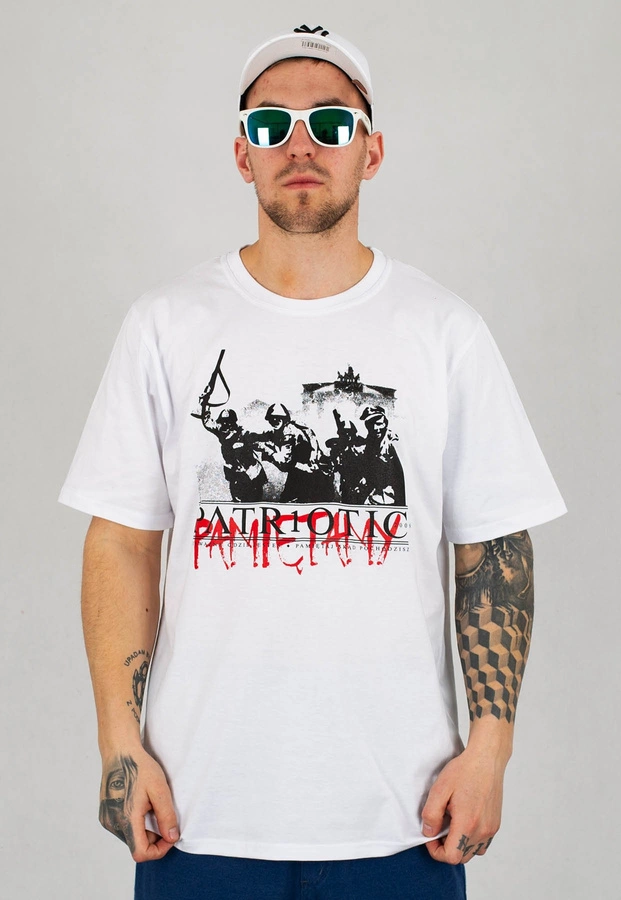 T-shirt Patriotic Pamiętamy biały