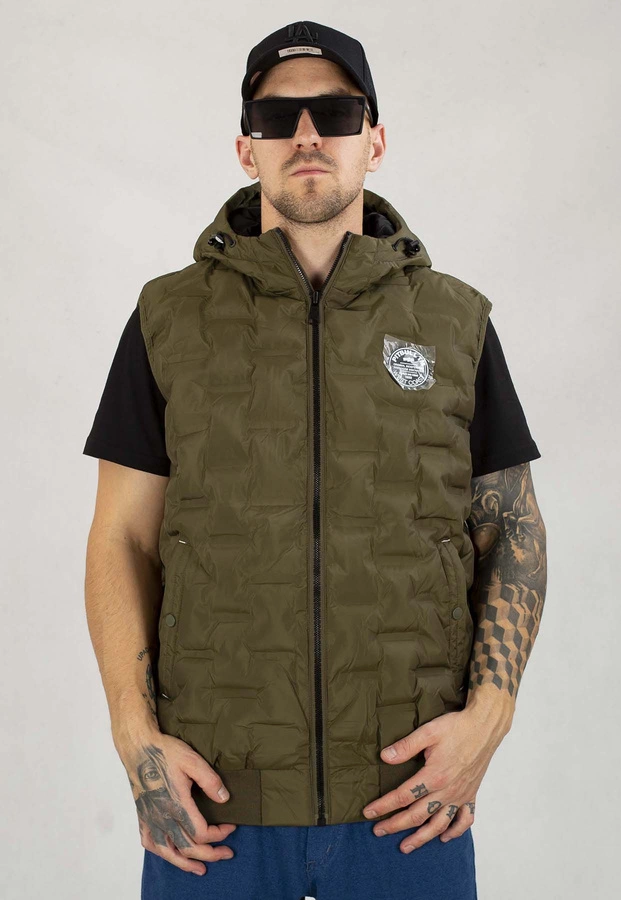 Bezrękawnik Pit Bull Vest Carver Quilted oliwkowy