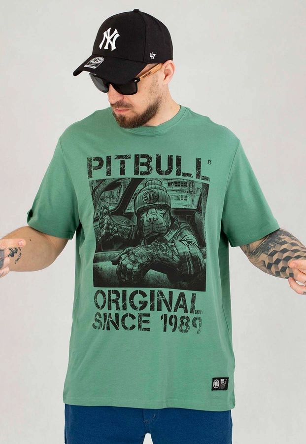 T-shirt Pit Bull 170 Drive miętowy