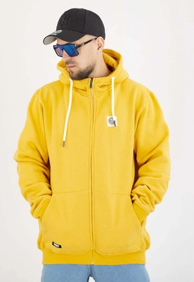 Bluza Mass Z Kapturem ZIP Patch żółta