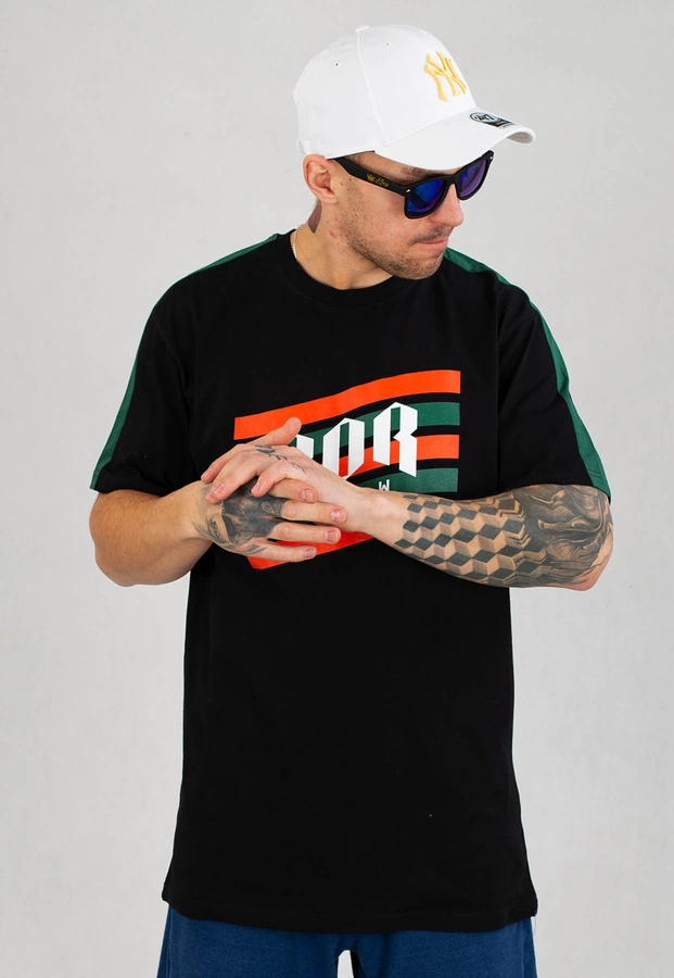 T-shirt B.O.R. Biuro Ochrony Rapu Flaga czarny