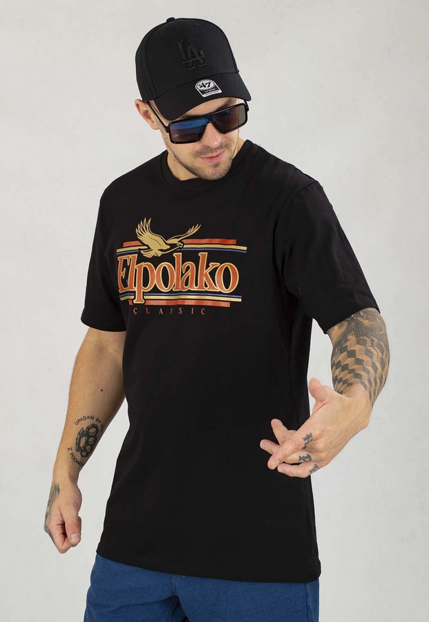 T-shirt El Polako Eagle czarny