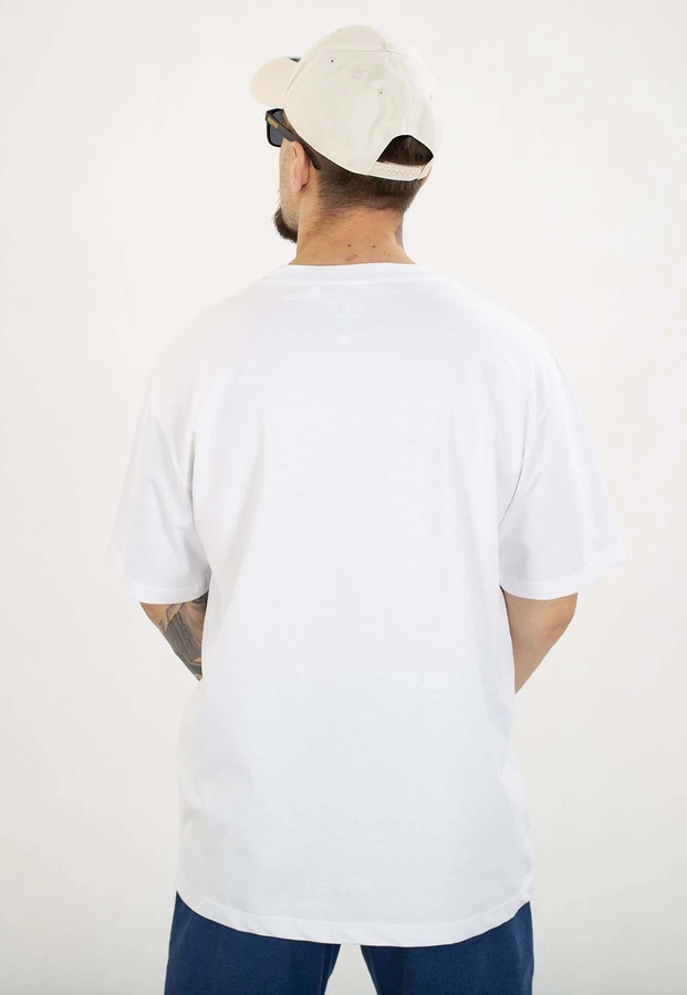 T-shirt Jigga Wear Oversize Simple Crown biały