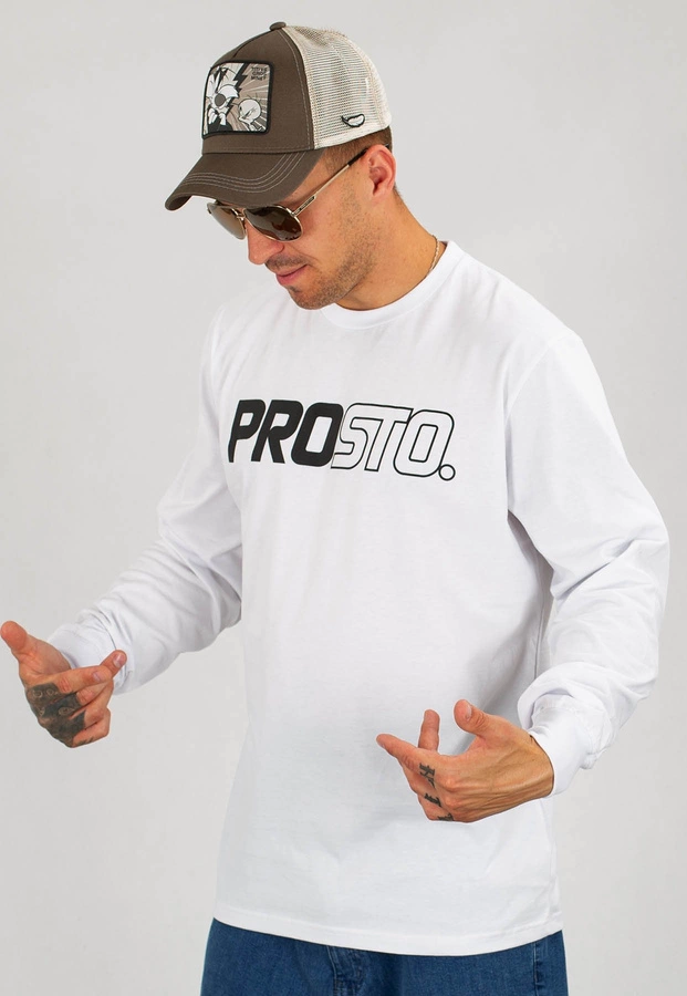 Longsleeve Prosto Jing biały