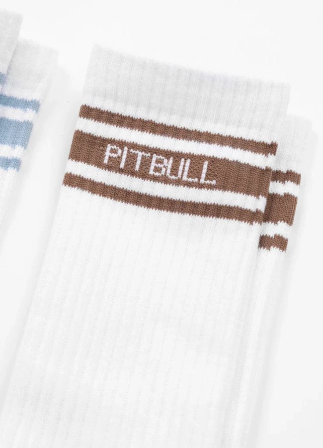 Skiety Pit Bull High Crew Hilltop Thin 3pak White Coyote