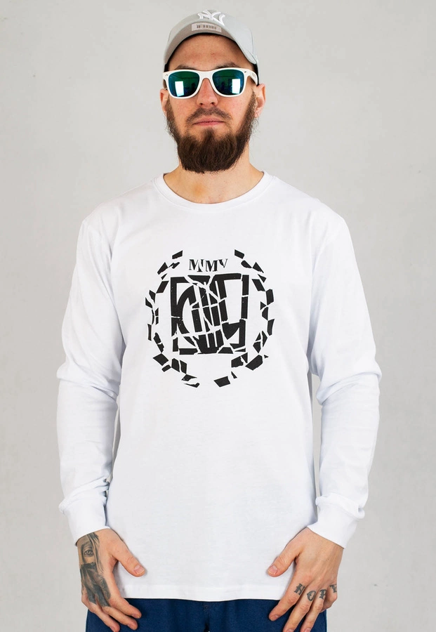 Longsleeve Diil Laur Broken biały