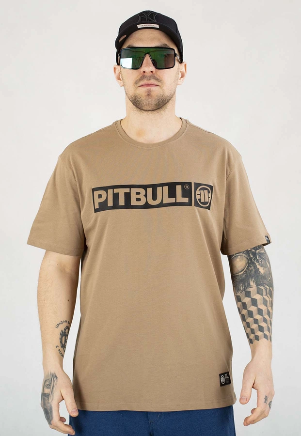 T-shirt Pit Bull Hilltop 170 dark sand