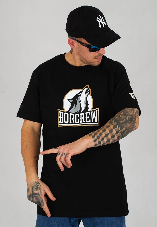 T-shirt B.O.R. Biuro Ochrony Rapu Wolf czarny