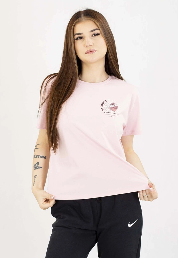 T-Shirt Pit Bull Oversize Planet Surf 170 powder pink