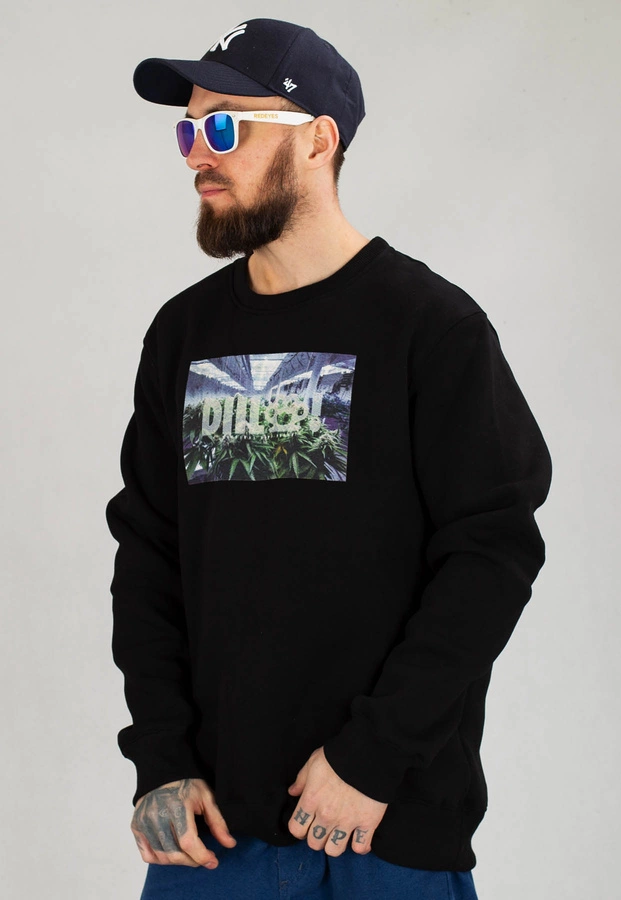 Bluza Diil Crewneck Plants czarna