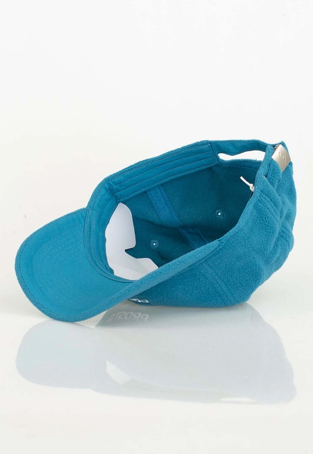 Czapka 6 Panel Prosto Fleece turkusowa