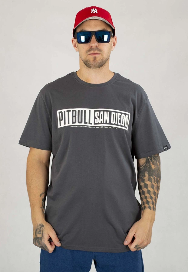 T-shirt Pit Bull Eighty Nine Dog grafitowy