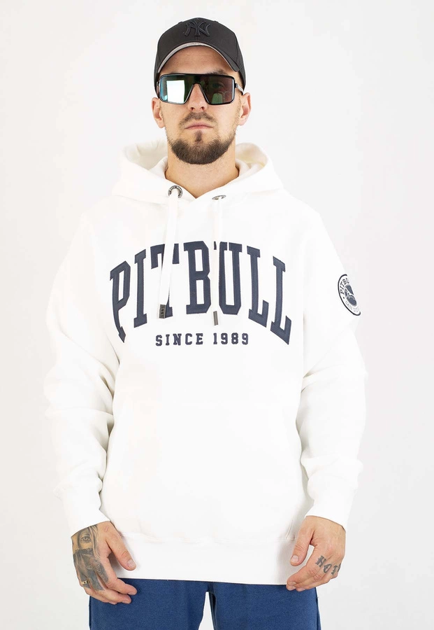 Bluza Pit Bull Z Kapturem Norton off white