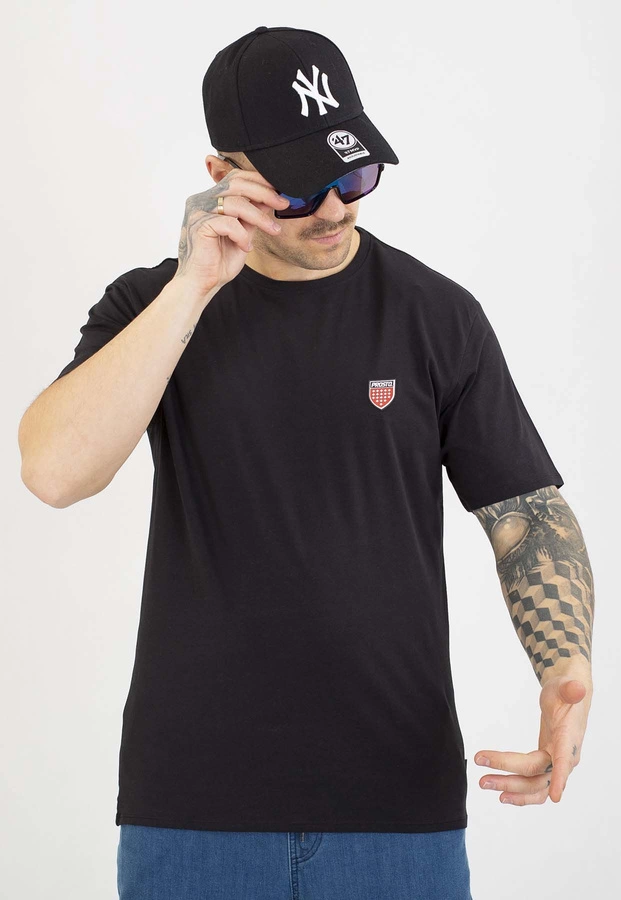 T-shirt Prosto Slim Shield black