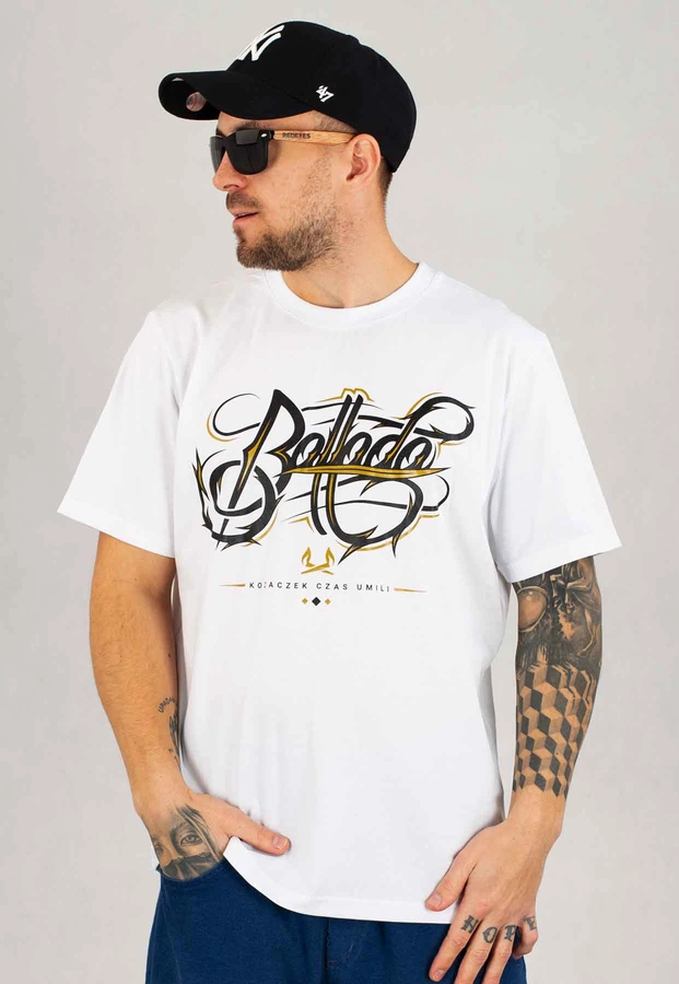 T-shirt Dudek P56 Ballada biały