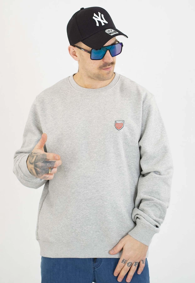 Bluza Prosto Bez Kaptura Shield grey