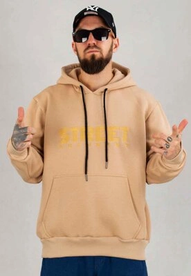 Bluza Street Autonomy Z Kapturem Maze beżowa