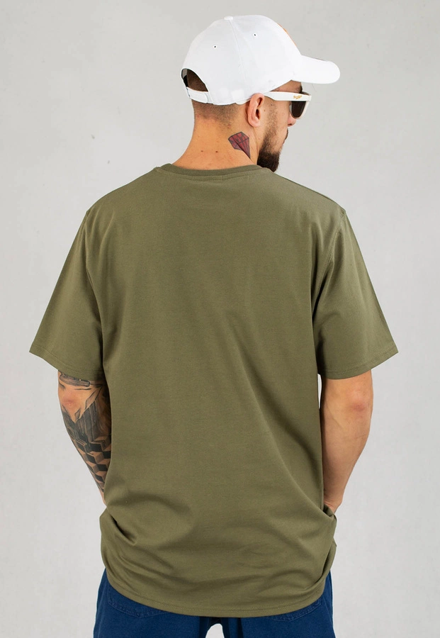 T-shirt El Polako Rasta military khaki