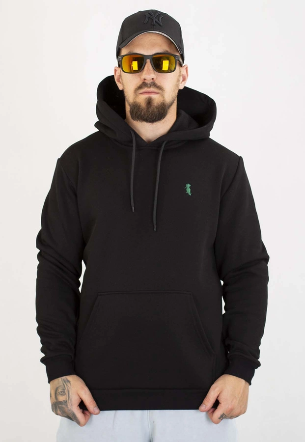 Bluza Dudek P56 Z Kapturem Dudek Logo czarna