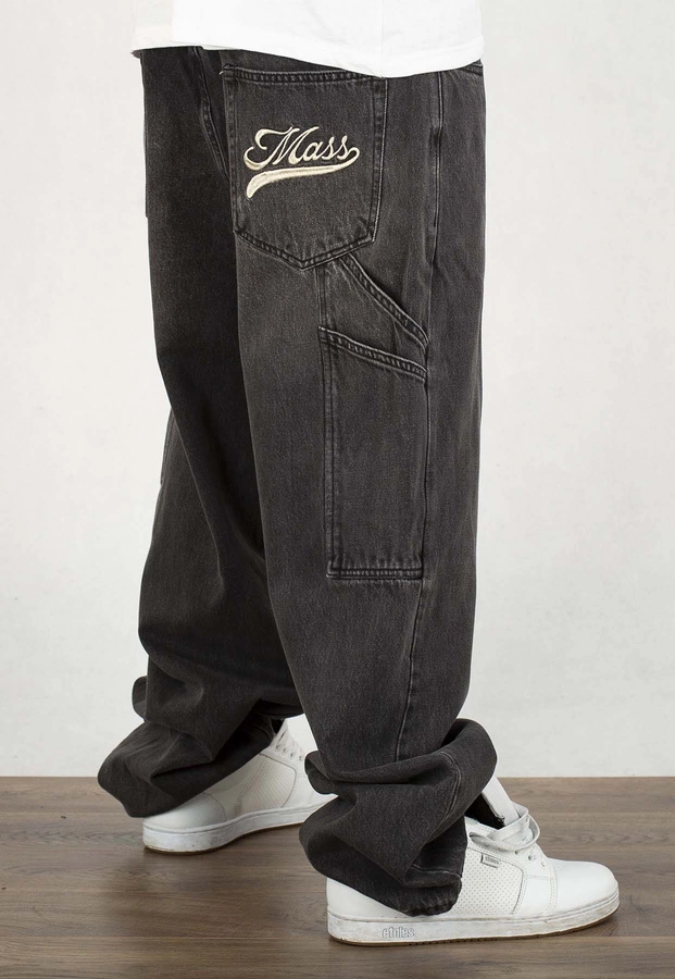 Spodnie Mass Jeans Extra Baggy Fit Prospect black washed