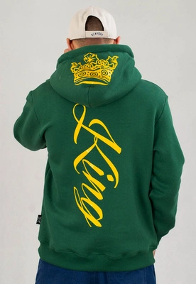 Bluza Red Eyes King zielono złota