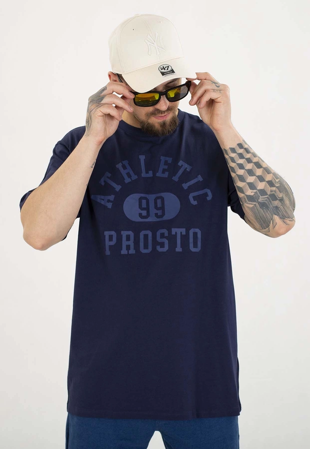 T-shirt Prosto Athletic granatowy
