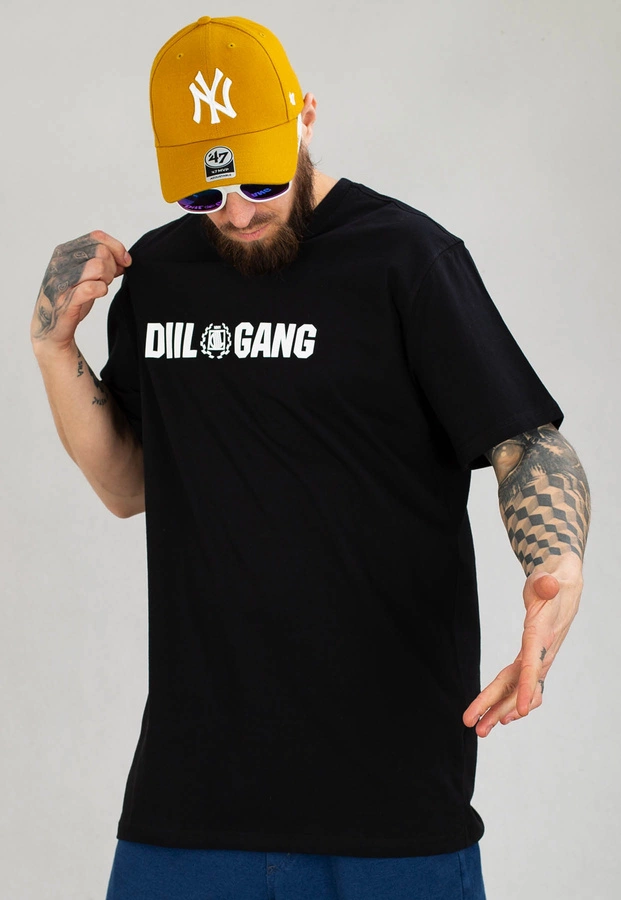 T-shirt Diil Gang czarny