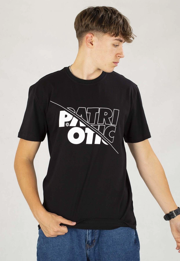 T-shirt Patriotic Cls Cut Line czarny