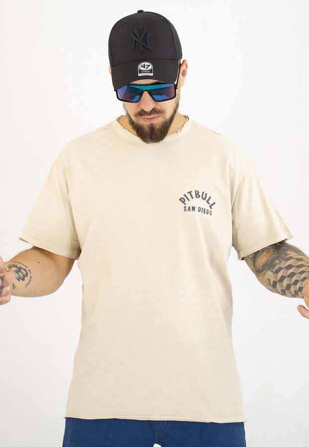T-shirt Pit Bull Pacific 190 ultra light sand