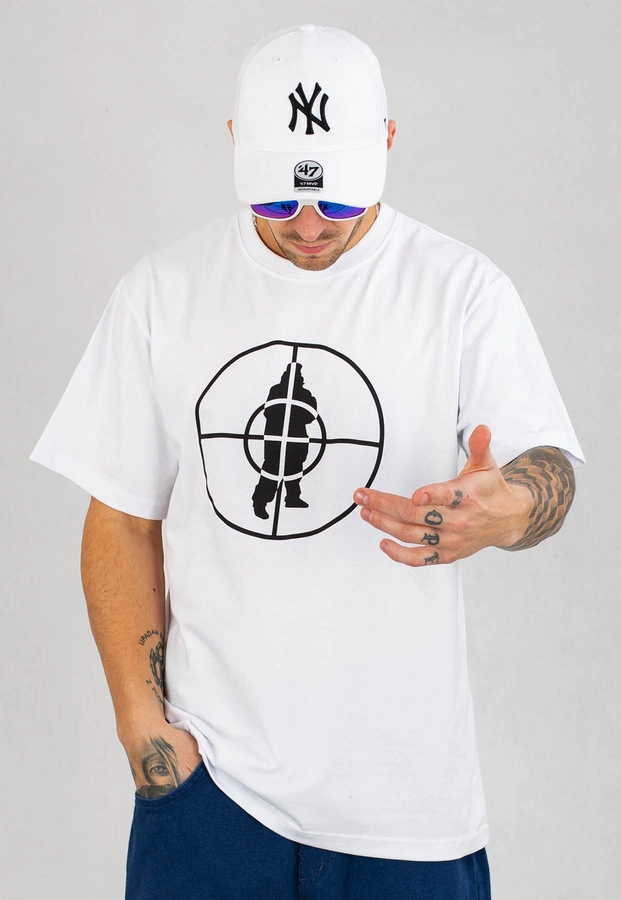 T-shirt RPS Rysiu Peja Solufka Public Enemy biały