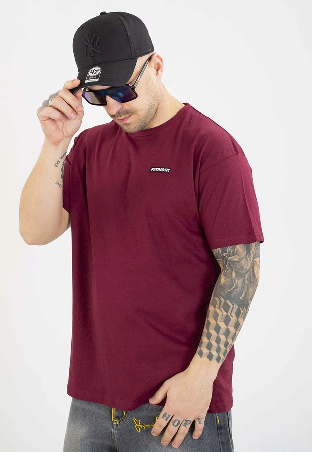 T-shirt Patriotic Futura Mini Slice bordowy