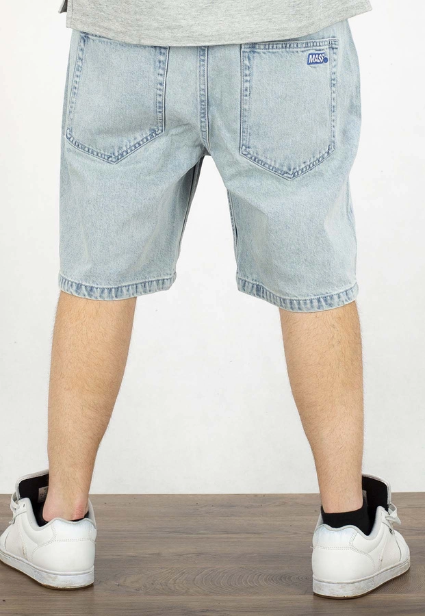 Spodenki Mass Jeans Relax Fit Box light blue