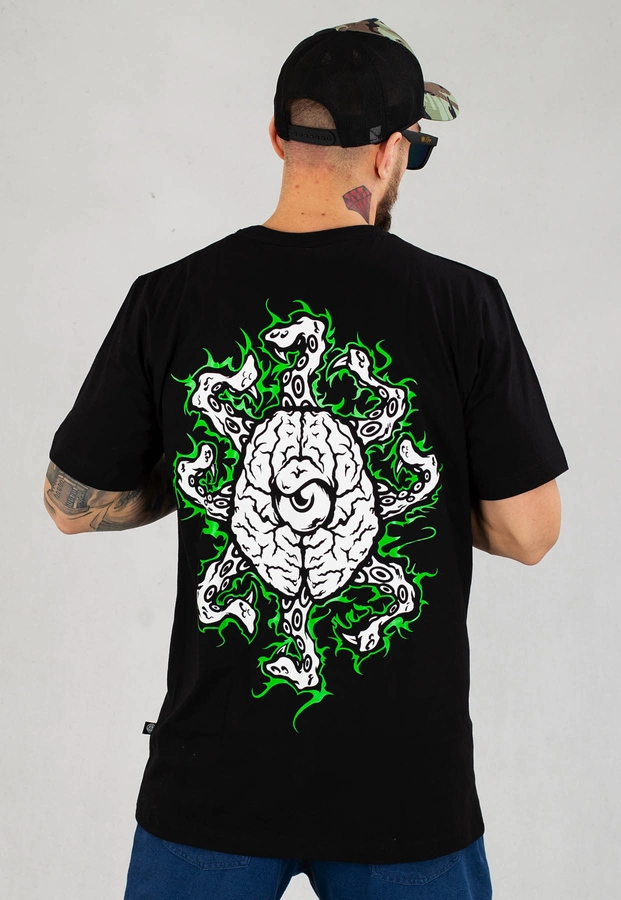 T-shirt Brain Dead Familia Ośmiornica czarny