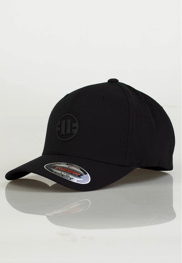 Czapka Full Cap Pit Bull Logo Tech With Perforated czarna