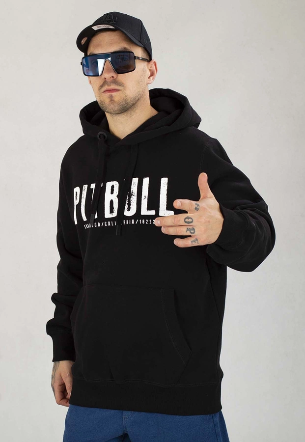 Bluza Pit Bull Z Kapturem Street King czarna