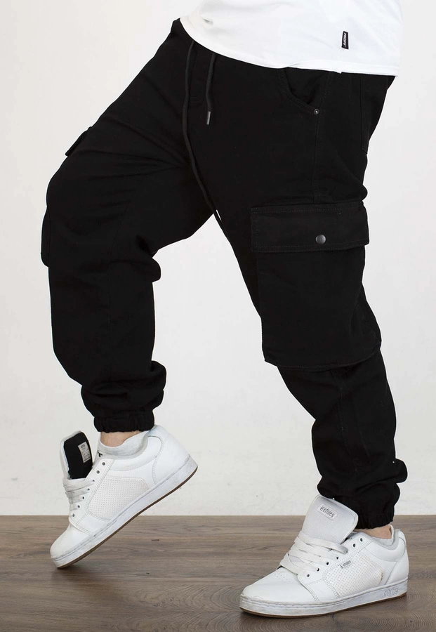 Spodnie I8 Denim BOY55 Joggery Cargo black