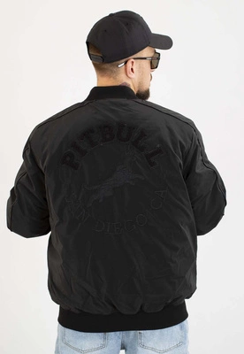 Kurtka Pit Bull Przejściowa Manolito Baseball black black