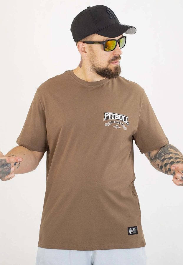 T-shirt Pit Bull Troublemaker 170 dark brown