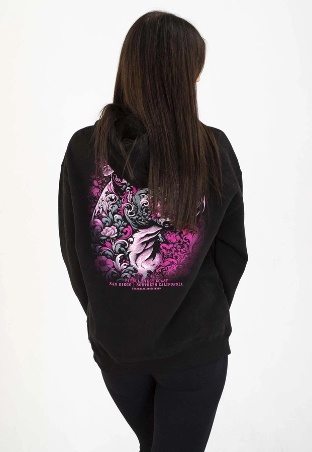 Bluza Pit Bull Z Kapturem Oversize Tattoo czarna