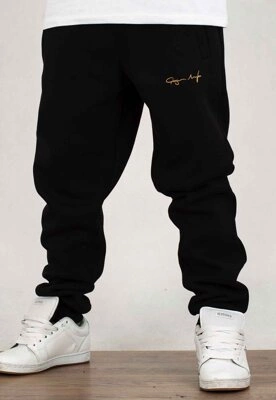 Dresy Ganja Mafia Podpis Gold czarne