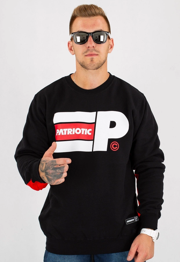 Bluza Patriotic P Big Flag czarno czerwona