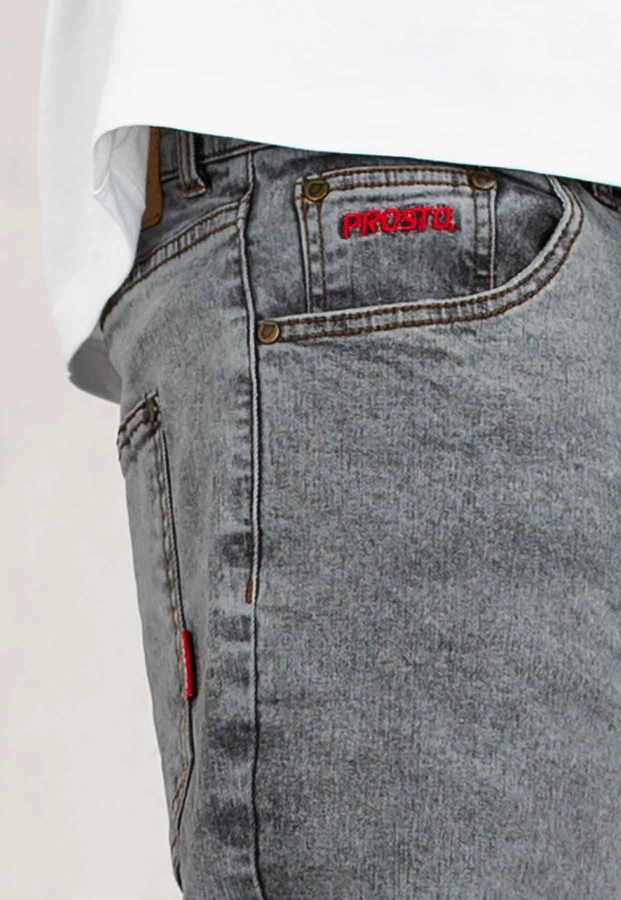 Spodnie Prosto Regular Pocklog gray jeans