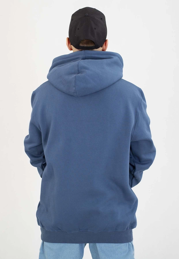 Bluza Mass Z Kapturem Patch niebieska