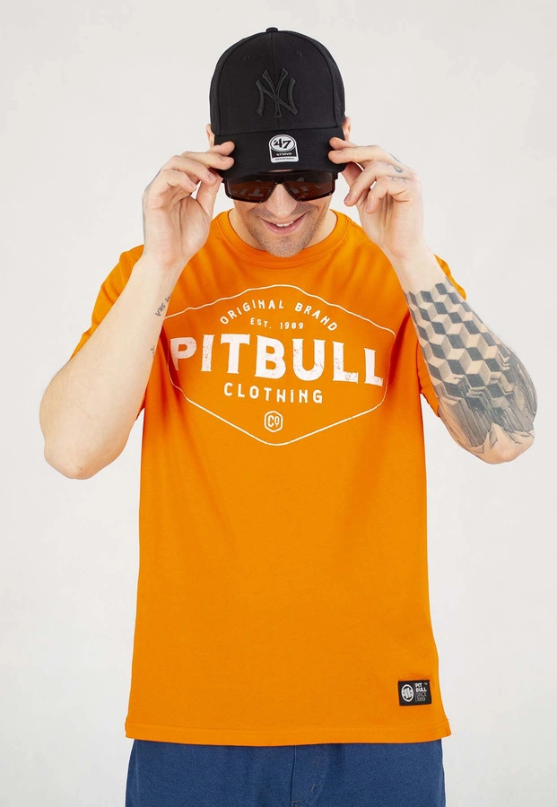 T-shirt Pit Bull Ultra Light Pitbull Co. pomarańczowy