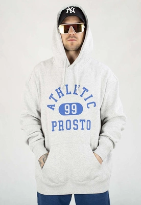Bluza Prosto Z kapturem Athletic99 szara