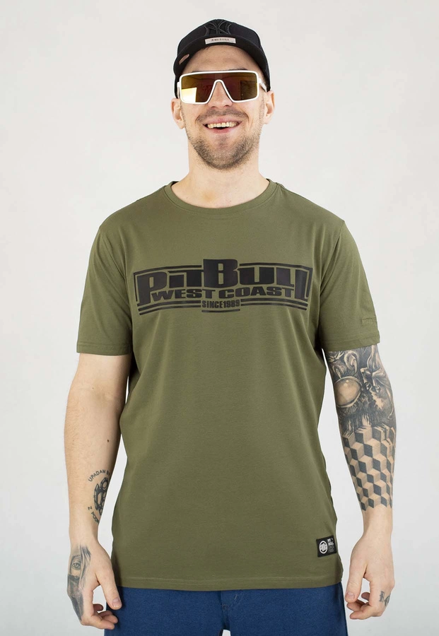 T-shirt Pit Bull Classic Boxing 190 olive